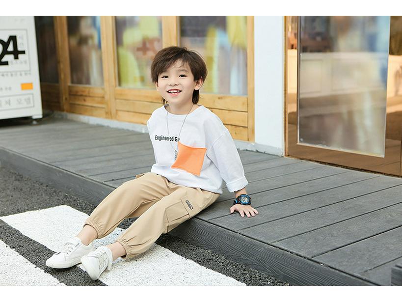 Korean Style Kids' Summer-Autumn Casual Workwear Pants