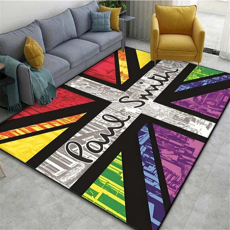 Abstract Art Brushstroke Carpet Signature Rug Mat Modern Living Room Mat Home Decoration Stylish Floor Rug Carpet Bedroom Decor 40x60cm