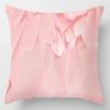 Pink Marble Mandala Peach Skin Pillow Case 2D Flat Printed Decorative Cushion Cover For Sofa Living Room Girl Bedroom Decor