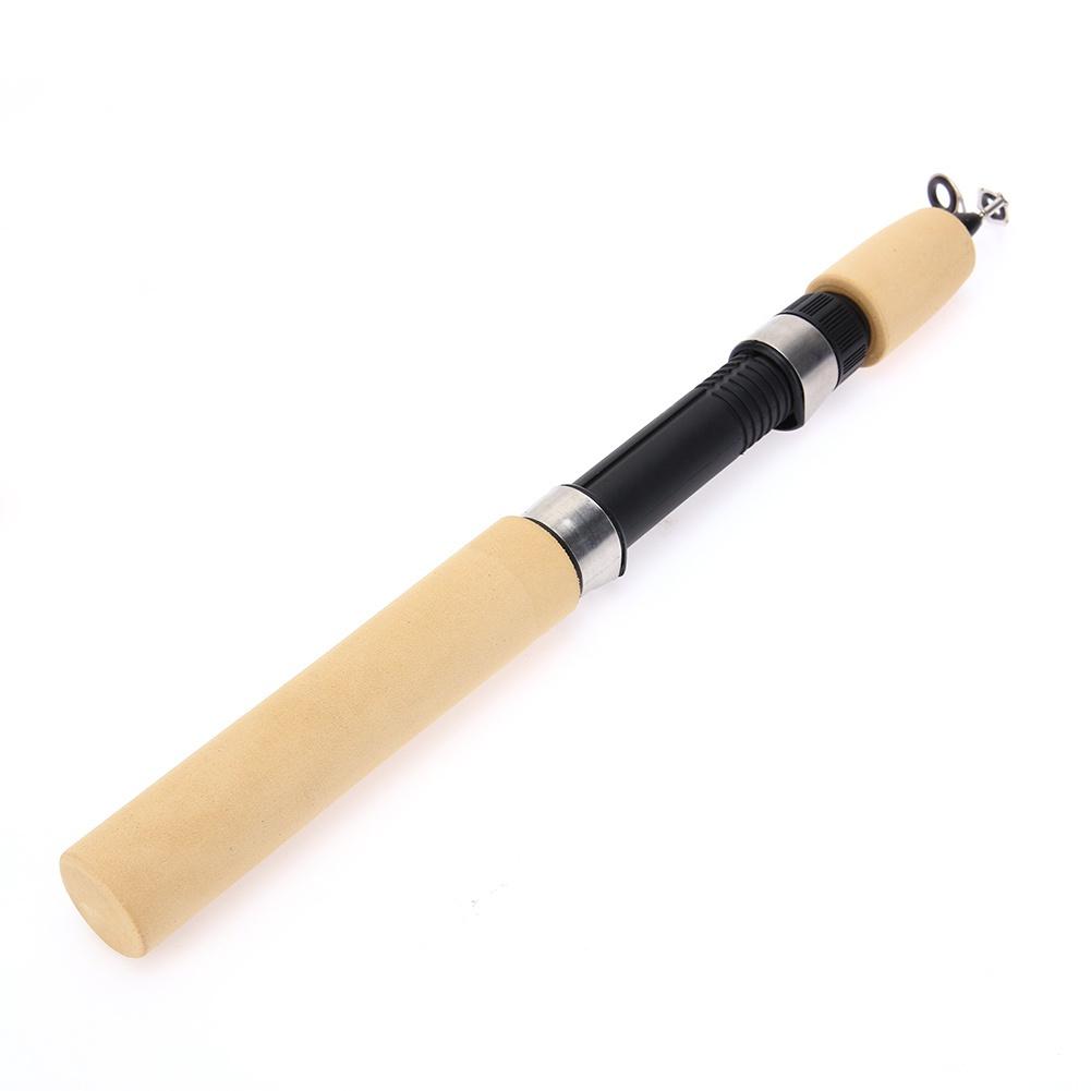 Mini Telescopic Ice Fishing Rod Portable Carbon Fiber River Shrimp Carp Fishing Pole for Winter Fish Rods Tackle 60/80/100cm