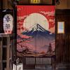 Japanese Homestay Tea Room Partition Door Head Curtain Signboard Hanging Flag Curtain Teahouse Sakura Short Curtains Decor