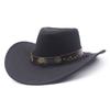 Europe, America and the West Cowboy Hat Travel Sunscreen Sun Hat Photo Curling Top Hat Mongolian Knight Tibetan Hat