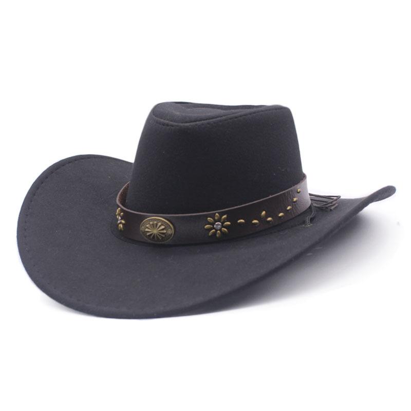 Europe, America and the West Cowboy Hat Travel Sunscreen Sun Hat Photo Curling Top Hat Mongolian Knight Tibetan Hat