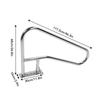 Swimming Pool Stair Rail Easy Installation 304 Stainless Steel Professional Safety Pool Handrail for Hot Tub for Swimming Pool