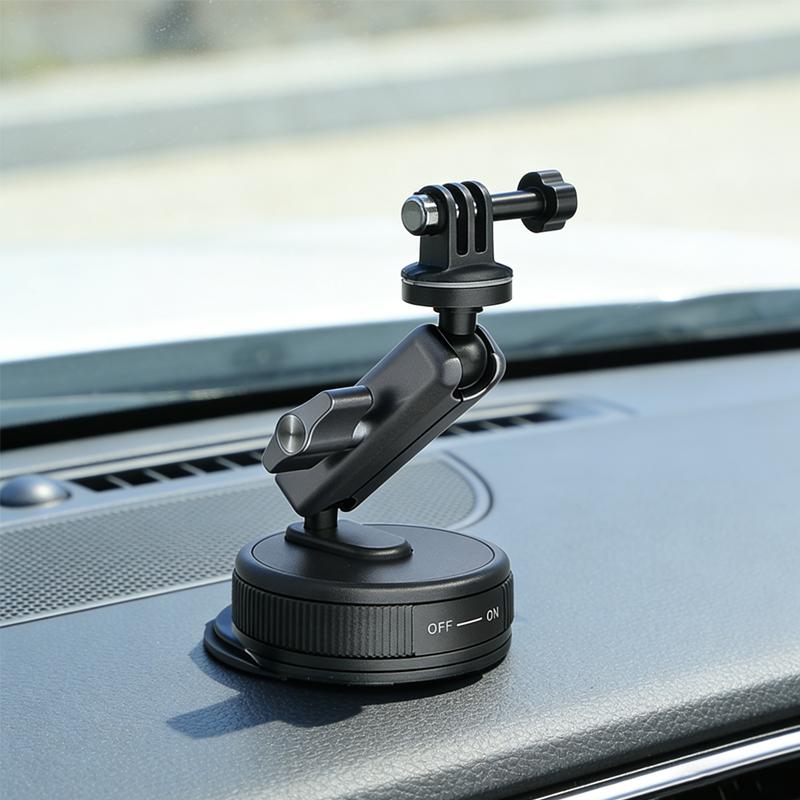 Przyssawka Uchwyt Samochodowy do Kamery dla DJI OSMO Action 6/5 Pro/4/Pocket 3/2 Uchwyt na Szybę Samochodową 360 Regulowane Akcesoria