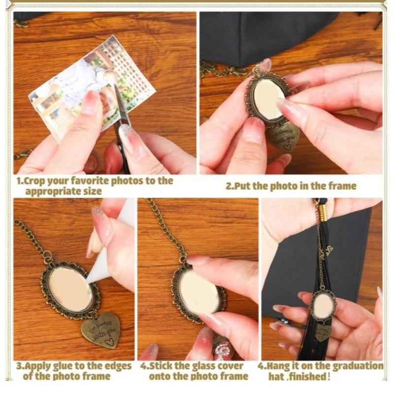 Graduation Cap Tassels Pendant 2026 Academic Hat Photo Charm For Keychain Backpacks Phone Graduation Cap Decoration