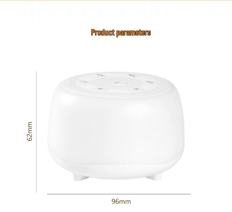 White Noise Bluetooth Speaker with Lullabies and Sleep Monitor