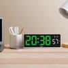 Modern Minimalist Led Desk Clock With Temperature Display For Home Office And Room Decor