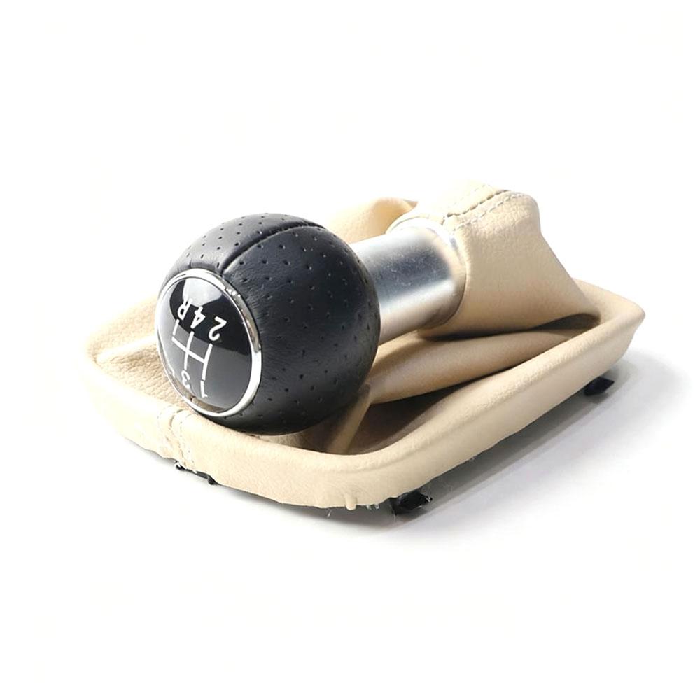 Manual Gear Shift Knob For Passat For 3B For B5 5/6 Speed Shift Lever Ball Joint Shift Lever Leather Gaiter Boot Cover Shifter 5-speed