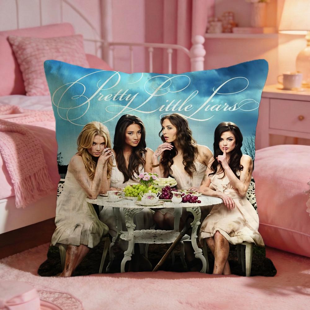 New PPretty Little Liars Cushion Cover Premium Comfort Reversible Pillow Cove Two In One Design For Any Room  Car Interior