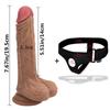 Sele Strap-On Realistiske Dildoer Anal G-punkt Stimulering Prostata Massasjeapparat Voksen Sexleketøy for Kvinner Par Lesbisk