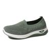 Vita Sneakers för Kvinnor, Casual och Andningsbara Löparskor, Fly-knit Casual Mjuk Sula, Mammas Skor