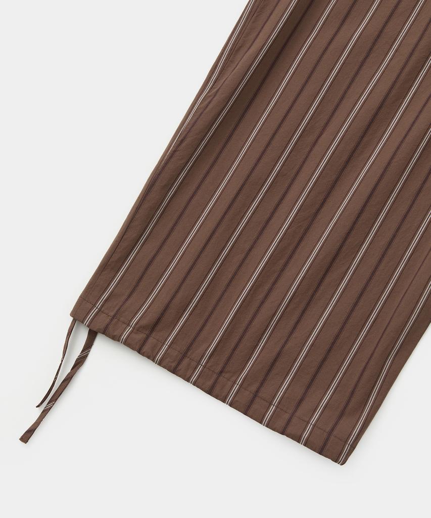 Laikeueomojeu Striped Resort Pants_Brown