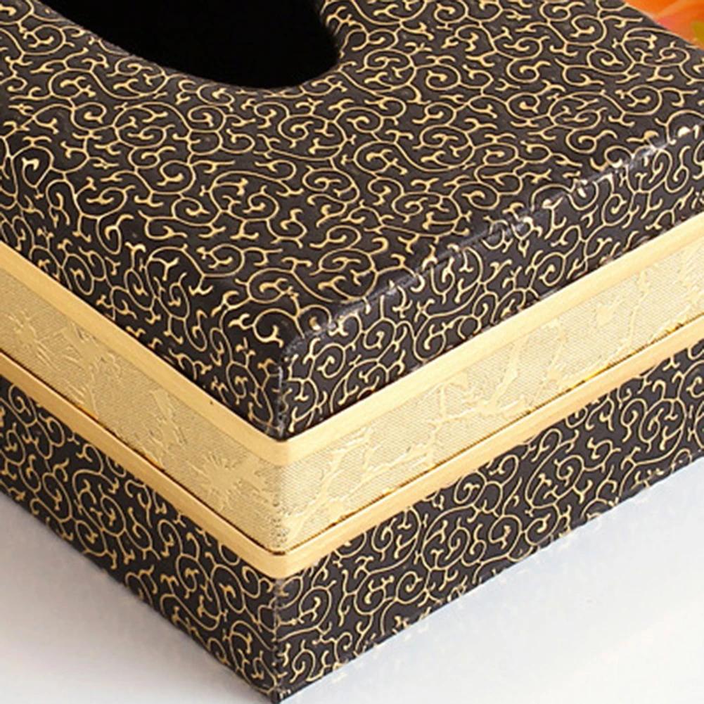 Faux Leather Home Car Tissue Box Storage Case Hotel Restaurant Paper Holder Car Organizer Decoration Tools Office Home Decoratio