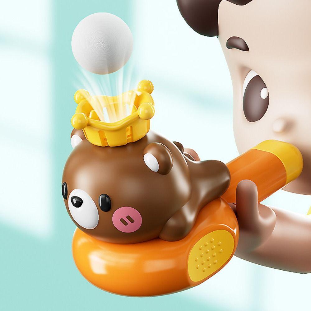 

Blow Pipe Balls Floating Ball Blowing Toy Whistle Blowing Music Sensory Baby Toy Kindergarten Gift коричневий