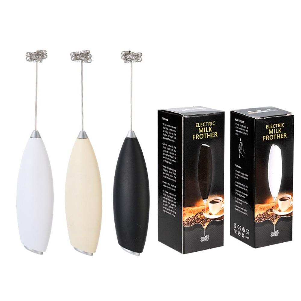 

Handheld Electric Milk Frother Wireless Cappuccino Stirrer Portable Coffee Foamer Cafe Supplies жовтий