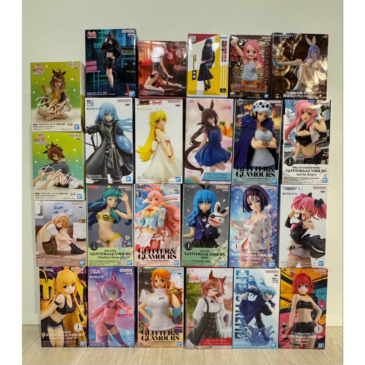 Used Prize figures 24 pieces sold in bulk