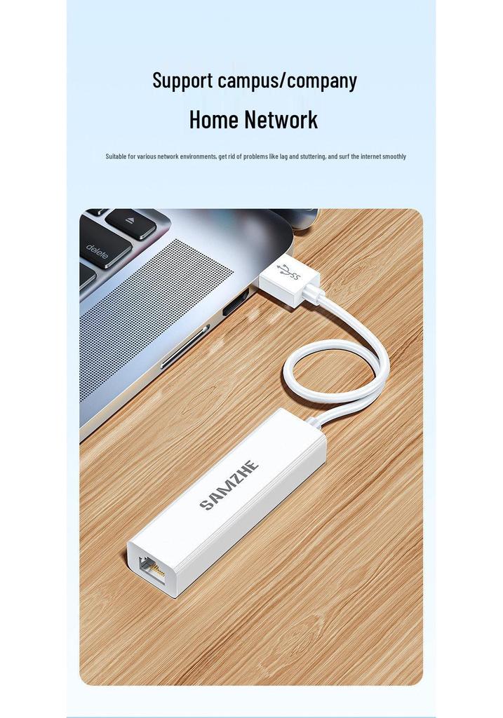 Shan Ze Gigabit USB Ethernet Adapter with RJ45 Port