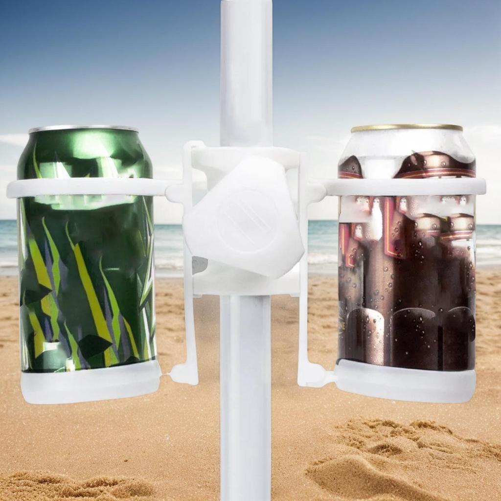 Umbrella Drink Holder Garden Umbrella Pole Cup Holder Leakproof Water Bottle Stand For Beach Parasol Outdoor Relaxation Swimming