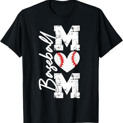 Baseball Mama T-Shirt Muttertag S Spiel