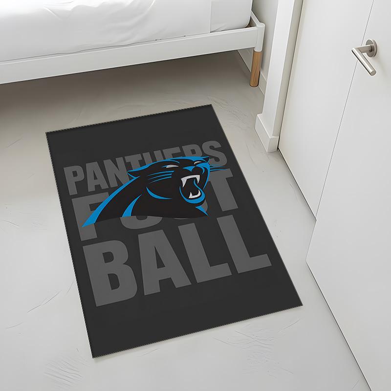 Carolina Panthers (5) Rug Suitable For Living Rooms Bedrooms Computer Rooms Dining Areas And Placement Under Tables And Chairs Also An Ideal Choice Fo
