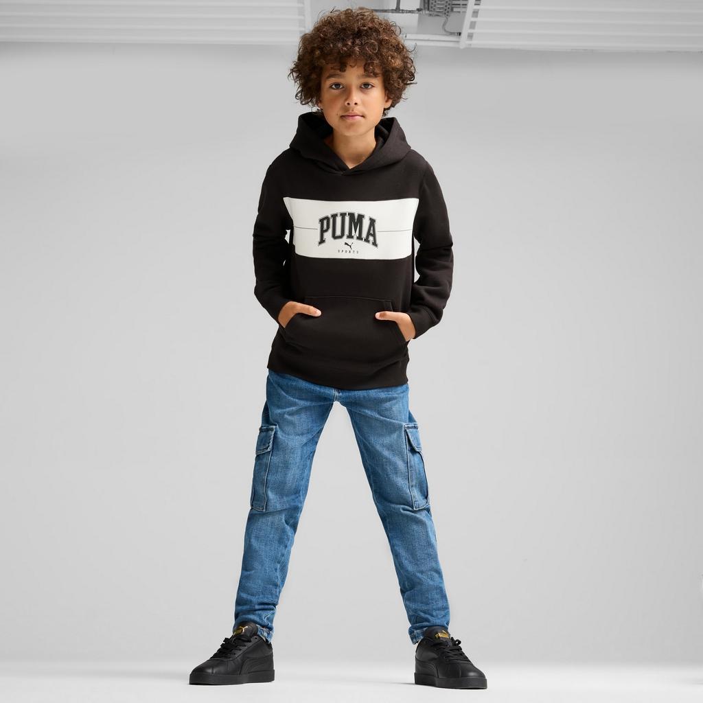 Boy's hoodie Puma SQUAD FL black 68277501 size 164