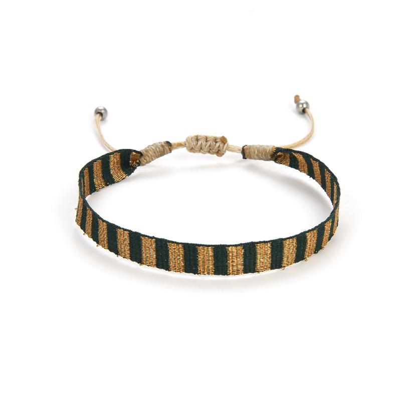 Wholesale Handwoven Bracelet Colombia Cloth Braided Wristband Bracelets for Women Men Gift Hippie Boho Friendship Jewelry
