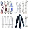 Dildo-uri din Sticlă de Cristal Dildo Realist Mărgele de Sticlă Penis Plug Anal pentru Punct G Jucării Sexuale Erotice pentru Femei Cupluri Adulți