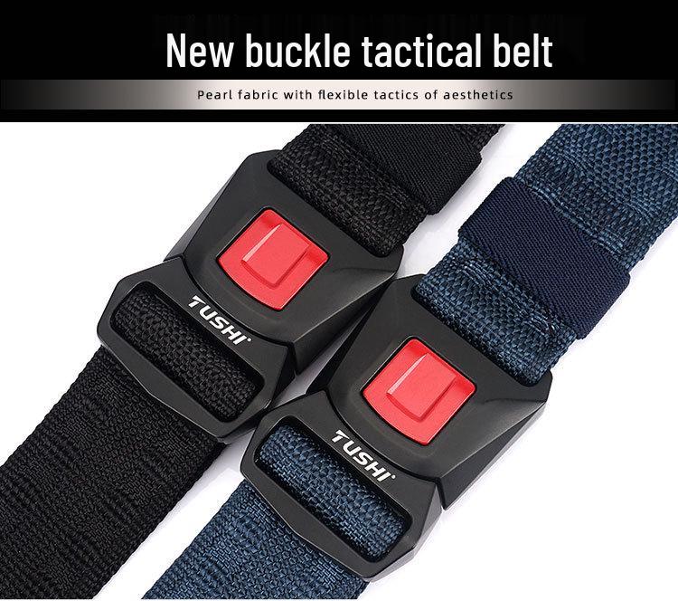 Enhanced Camouflage Tactical Nylon Belt for Training & Safety