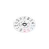 White Black NH36A English Date Wheel Dial Fits for NH36A Automatic Movement Crown at 3.0 or 3.8 Oclock Watch Date Week Wheel