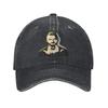 Ajul Sign Baseball Cap Vintage Distressed Denim Washed Music Sun Cap Unisex Style Outdoor Activities Adjustable Hats Cap