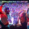 Mini Disco Ball Lights - Sound-Activated RGB Strobe Party Lighting with Remote Control and USB Power, for Home Dance, Karaoke, Birthday Parties, and H