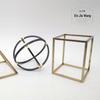 Nordisch Modern Geometrische Eisenkunst Dekoration – Minimalistische 3D Heimornamente