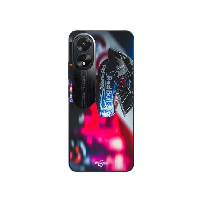 Coque pour Oppo A58 MIGUEL OLIVEIRA MOTO GP FOND SOMBRE Maniacase schwarz