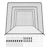 Baseball Batting Cage, 12000 X 3680 X 3100mm Freestanding Portable Batting Cage, Hitting Cages with 45-Ply Knotted HDPE & Long Positioning Ropes,