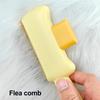 Self Cleaning Cat Brush Pet Grooming Comb with Stainless Steel Dense Teeth Detangling Comb Removes Loose Fur for Dogs Cats Flea