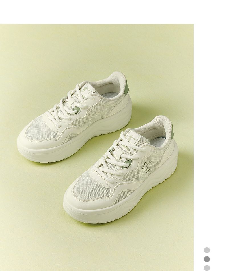 Jordan QIAODAN Thick soled White Shoes for Girls