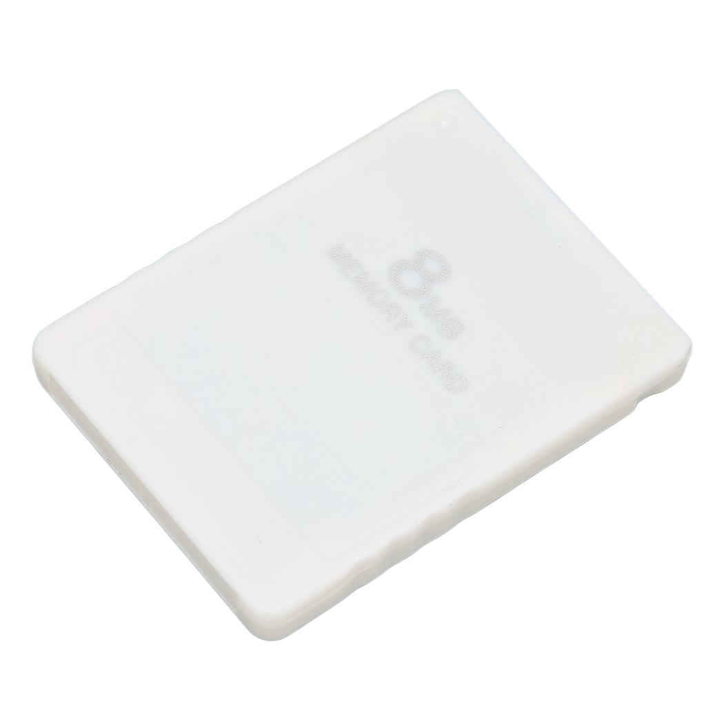 8MB Memory Card Plug and Play FMCB1.966 External High Speed Game Memory Card for PS2White