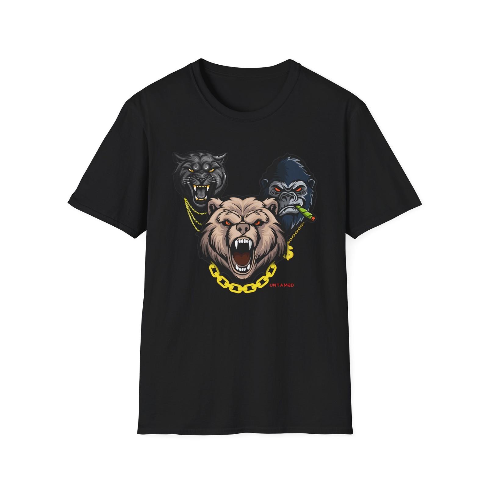UNTAMED | Beasts Within |Colorful Shirt | Unisex Softstyle T-Shirt M