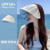 Shell hat women's vinyl upgraded new sunscreen hat summer cycling big brim sun hat empty top headband sun hat