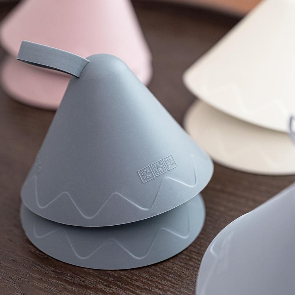 Rom-A Kona Silikon Kegel Topfgriff Küchenhandschuhe 2St.