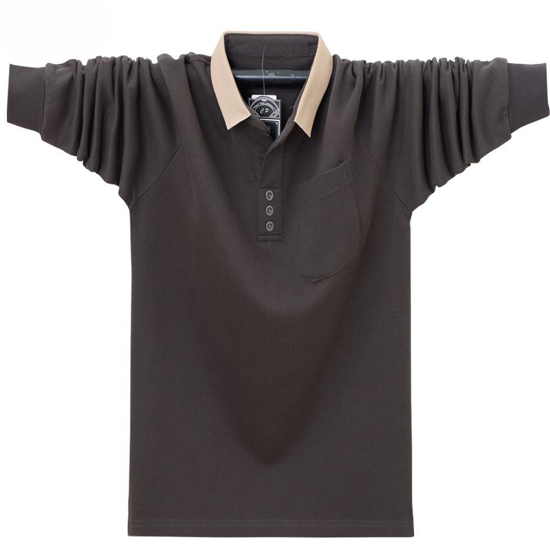 Men s Long Sleeve Golf Polo Shirts Athletic Casual Travel Collar Shirts Lightweight Breathable Business Work Polo Shirts for Men Spring Fall Tops M