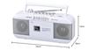 OHM AudioComm RCS-351Z 07-8379 Stereo Radio Cassette Player with Recording and Playback Function