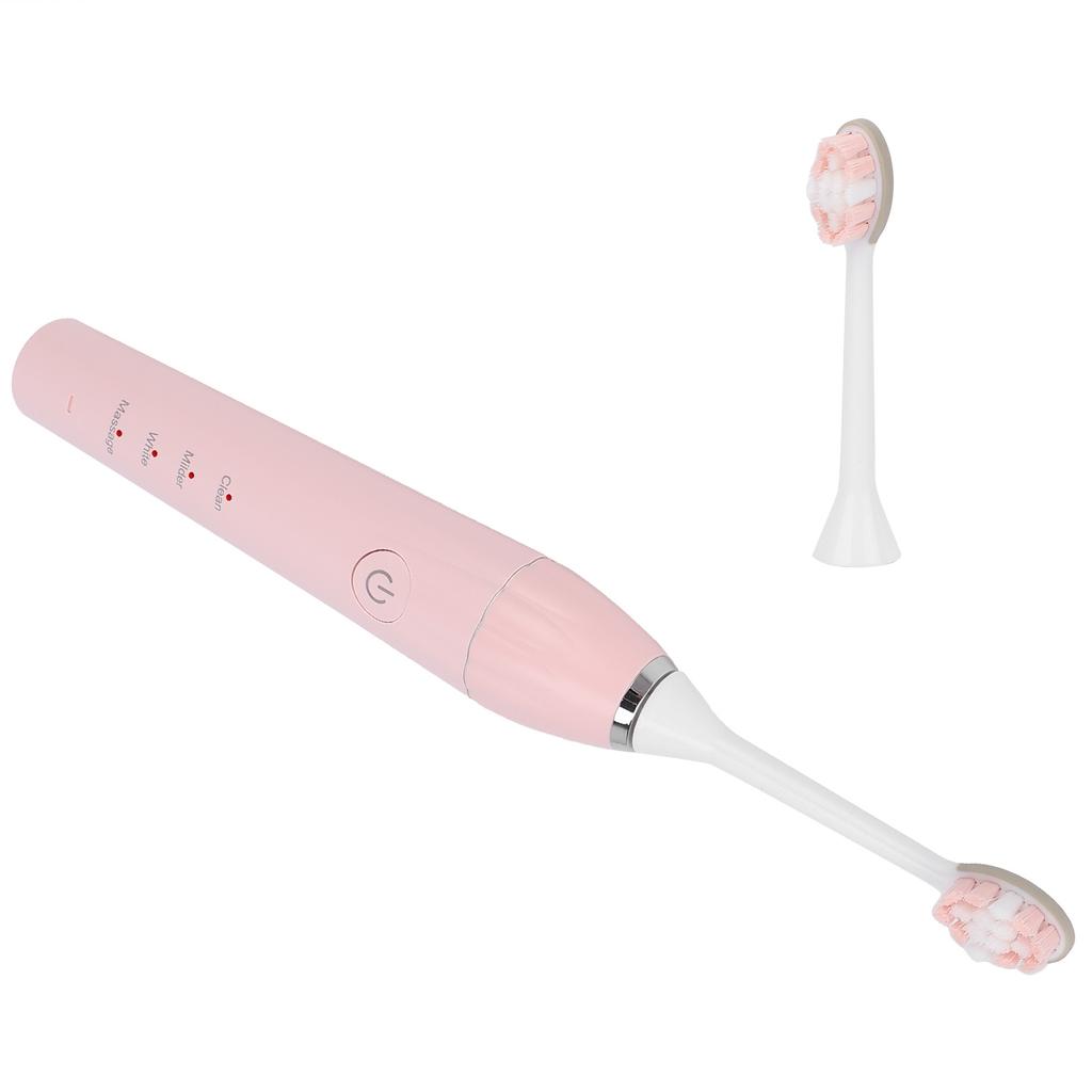 Adult Electric Toothbrush USB Rechargeable IPX7 Waterproof High Frequency ToothbrushPink