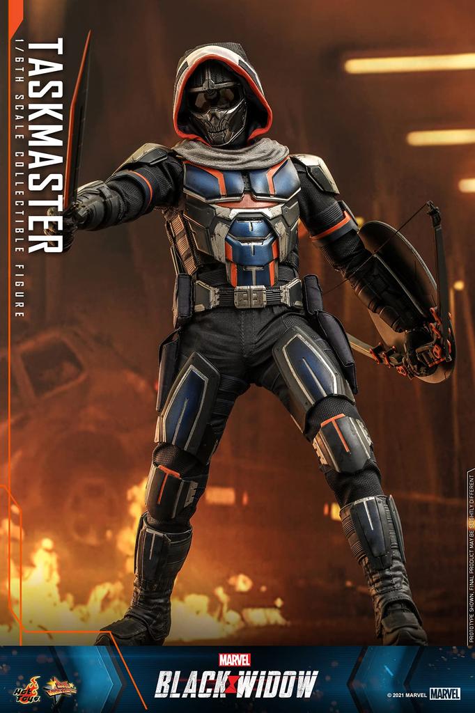 Figura de acción Movie Masterpiece Black Widow Taskmaster Escala 1/6 Negra