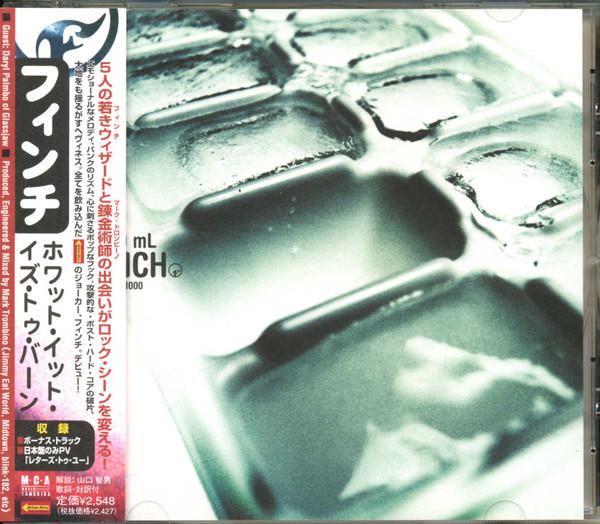 

CD FINCH - What It Is To Burn UICC1060 MCA Records 2002 Japan ObiRock Used