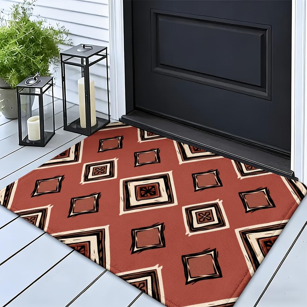 Luxurious Moroccan Geometric Doormat Mat for Entryway Home Decor Entrance Rug Bathroom Kitchen 40x60cm