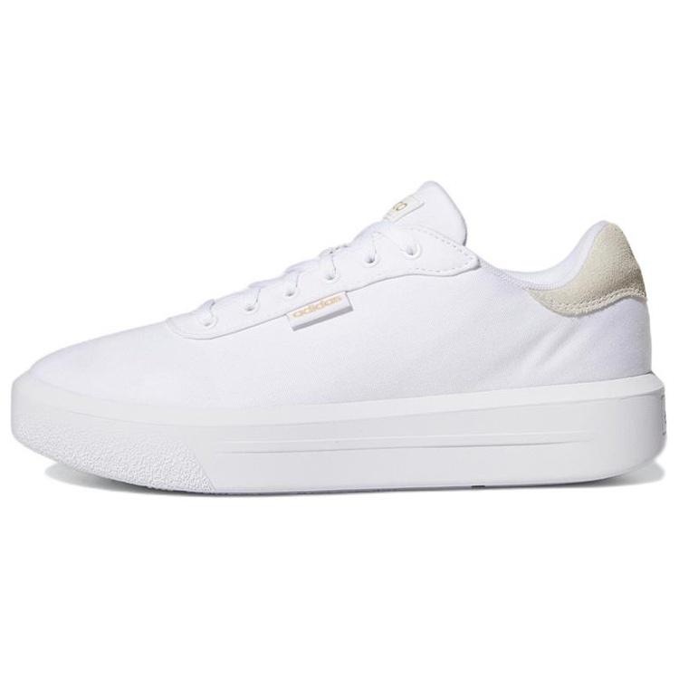 (WMNS) adidas Court Platform CLN White Gold Metallic Women s GZ1689 EU 36⅔