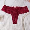 Women's Loose Casual Hollow Ice Silk Underwear, Low Waist Thong Low Waist Thong Thong