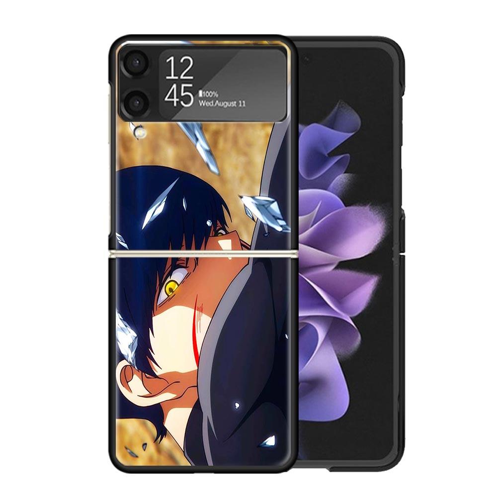 Mashle Magic And Muscles Clear Phone Case For Samsung Z Flip 7 6 5 4 3 Galaxy ZFlip7 ZFlip6 ZFlip5 ZFlip4 ZFlip3 5G Print Cover